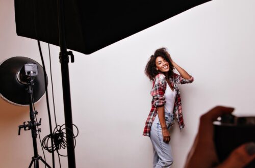 יום צילום לדוגמנית